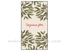 SERVIETTE PAPIER RECTANGLE GUI 15PCS