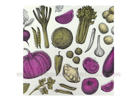 SERVIETTE PAPIER VEGGIE MANIA X20