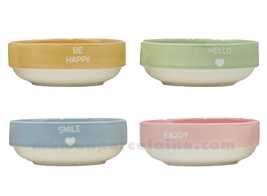 SET DE 4 COUPELLES VIVA D13,2 H5CM