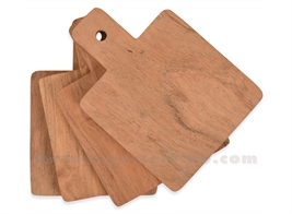 SET DE 4 MINI PLANCHES BOIS L14 P10 H1CM