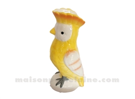 SOLIFLORE PERROQUET JAUNE PM L6,5