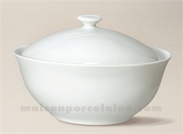 SOUPIERE PORCELAINE BLANCHE LIMOGES OVALE SANS ANSES MERCURE 28X21 2.5L