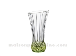 SPRING - VASE VERT H13.6CM - SET/2 ASS