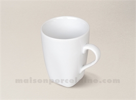 TASSE CAFE CARREE QUADRA PORCELAINE BLANCHE 5.5X7.5 8CL POUR PLATEAU 45351