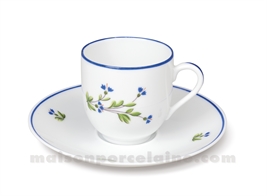 TASSE CAFE + SOUCOUPE BOULE ORIENT 060X060X134 10CL