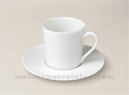 TASSE CAFE UNIE+SOUCOUPE MANHATTAN 6X6 D12 12CL