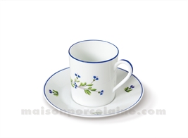 TASSE CAFE+SOUCOUPE LIMOGES EMPIRE 10CL