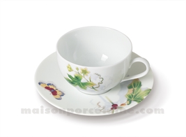 TASSE CAFE+SOUCOUPE LIMOGES ENVIE 14CL