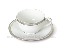 TASSE CAFE+SOUCOUPE LIMOGES ENVIE 14CL