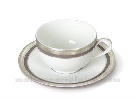 TASSE CAFE+SOUCOUPE LIMOGES ENVIE 14CL