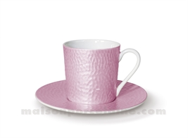 TASSE CAFE+SOUCOUPE REVES D'OPALINE 5X7 9CL - PRALINE