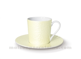 TASSE CAFE+SOUCOUPE REVES D'OPALINE 5X7 9CL - VANILLE