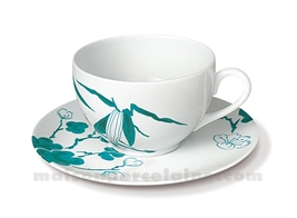 TASSE DEJEUNER+SOUCOUPE LIMOGES ENVIE 35CL