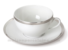 TASSE DEJEUNER+SOUCOUPE LIMOGES ENVIE 35CL