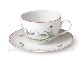 TASSE DEJEUNER+SOUCOUPE LIMOGES ENVIE 35CL