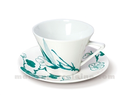 TASSE DEJEUNER+SOUCOUPE LIMOGES HAUSSMANN 37CL