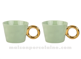 TASSE MATINS CALINS - SET DE 2 MATCHA D10,4CM H7,8CM 33CL