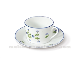 TASSE THE+SOUCOUPE LIMOGES EMPIRE 20CL