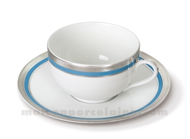TASSE THE+SOUCOUPE LIMOGES ENVIE 18CL