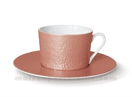 TASSE THE+SOUCOUPE REVES D'OPALINE 8.5X8 20CL - CAPUCINE