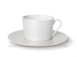 TASSE THE+SOUCOUPE REVES D'OPALINE 8.5X8 20CL - Perle