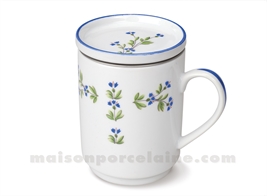 TASSE TISANE EMPILABLE+FILTRE METAL 30CL