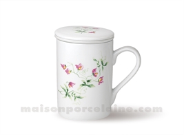 TASSE TISANE+ FILTRE+COUVERCLE 20CL