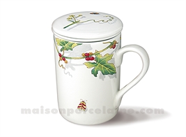 TASSE TISANE+ FILTRE+COUVERCLE 20CL