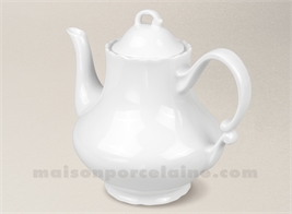 THEIERE BORD FESTONNE BERRY PORCELAINE BLANCHE 1.2L