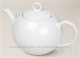 THEIERE BOULE ARTOIS PORCELAINE BLANCHE GM 1.2L