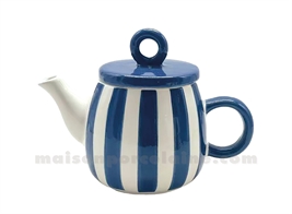 THÉIÈRE RIVIERA BLEU L20,5 P18,8 H15CM