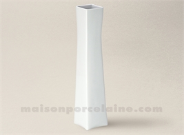 VASE LIMOGES PORCELAINE BLANCHE CHLOE GM 38X8.5 120CL