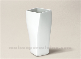 VASE LIMOGES PORCELAINE BLANCHE VAGUE N°2 27X15,5 2,3L