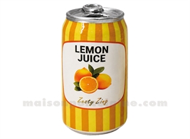 VASE SOLIFLORE CANETTE GM LEMON D6,2 H11,8CM