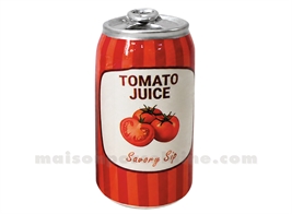 VASE SOLIFLORE CANETTE GM TOMATO D6,2 H11,8CM
