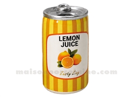 VASE SOLIFLORE CANETTE PM LEMON D5 H8,8CM
