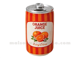 VASE SOLIFLORE CANETTE PM ORANGE JUICE D5 H8,8CM