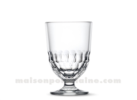 VERRE PIED PLAQUE ARTOIS LA ROCHERE PM D7.8X11CM 23.7CL