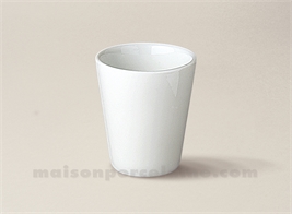 VERRE PORCELAINE BLANCHE CHUPITO CONIQUE 405X06 5CL