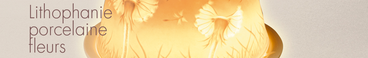Lithophanies Fleurs