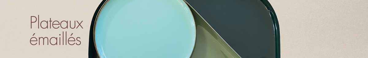 Plateaux émaillés