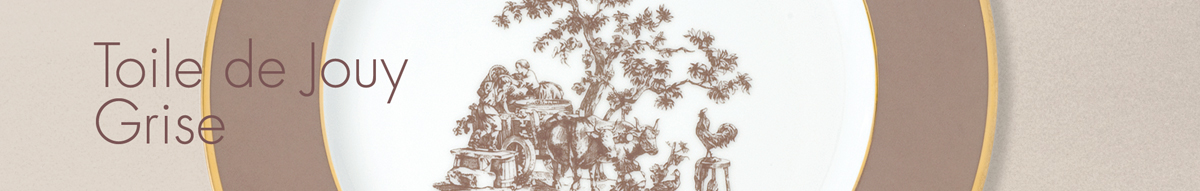 Toile de Jouy Grise