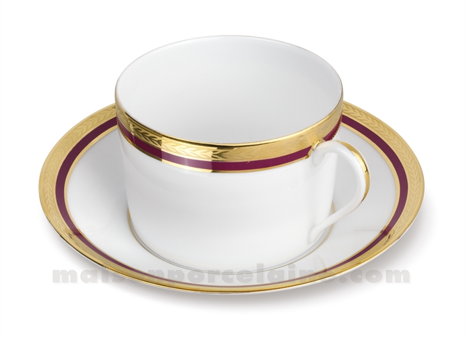 Fanquare Tasse à Thé Bleue Et Soucoupe Set Pour 1, Fleurs Tasse à Café Avec Set D'assiettes